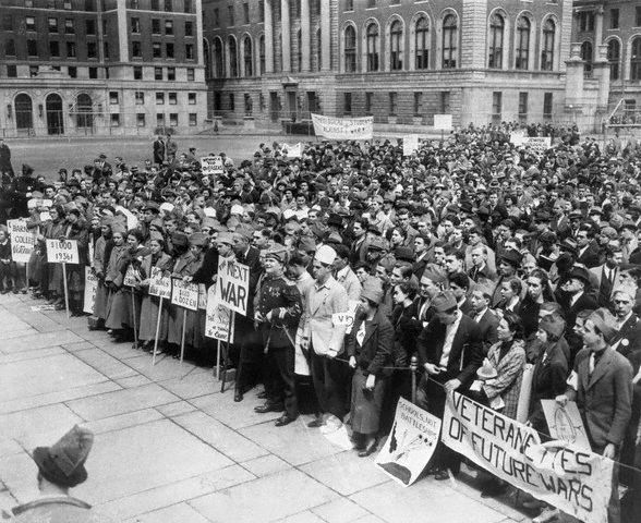 Anti-War Protests of the 1930's