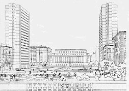Columbia Towers Proposal, 1970